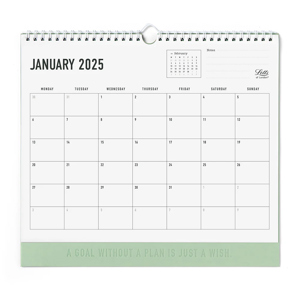 Letts Conscious 2025 Wall Calendar